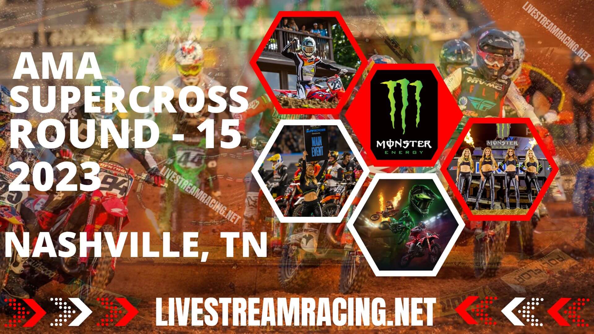 Nashville Supercross Round 15 Live Stream 2023 | Full Race Replay